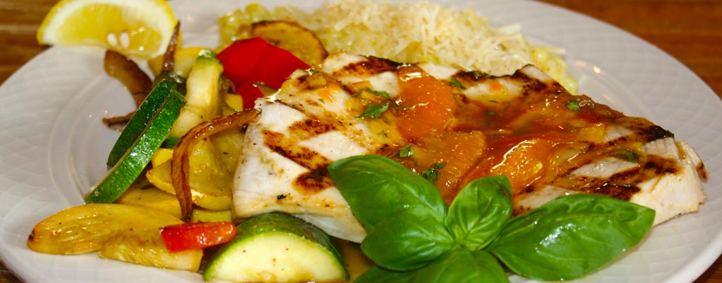 Mango Glazed Grilled Swordfish Mango Glazed Grilled Swordfish